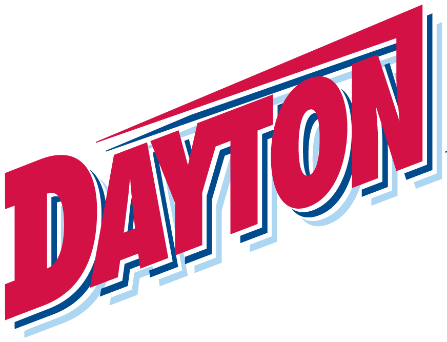 Dayton Flyers 1995-2013 Wordmark Logo iron on paper